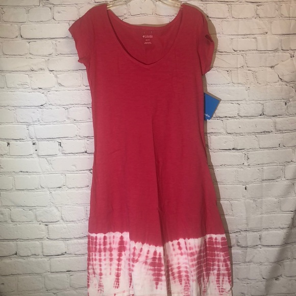 New! Columbia Pink Daisy Fields Cover Up Small - Picture 1 of 6